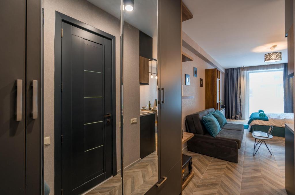 Posezení v ubytování Apartment ALPINE by Atrium, New Gudauri