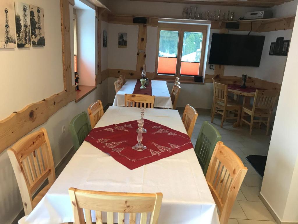 TV a/nebo společenská místnost v ubytování House Storz