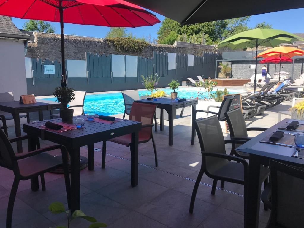 Bazén v ubytování Le Thalassa Hôtel & Spa nebo v jeho okolí