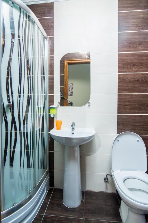 Koupelna v ubytování Mini-Hotel Ocean
