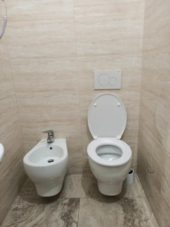 Łazienka w obiekcie Hotel Emmy
