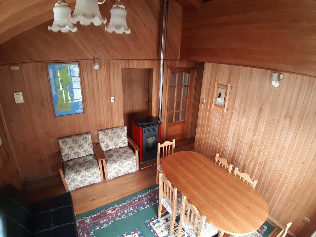 Posezení v ubytování Cabañas Don Foncho