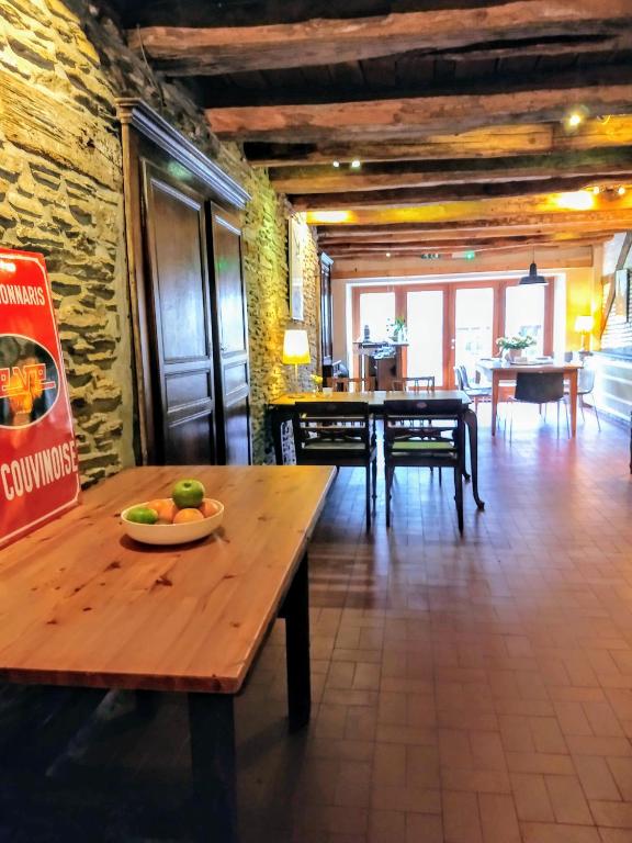 Restaurace v ubytování B&B La Belle Histoire Laforêt