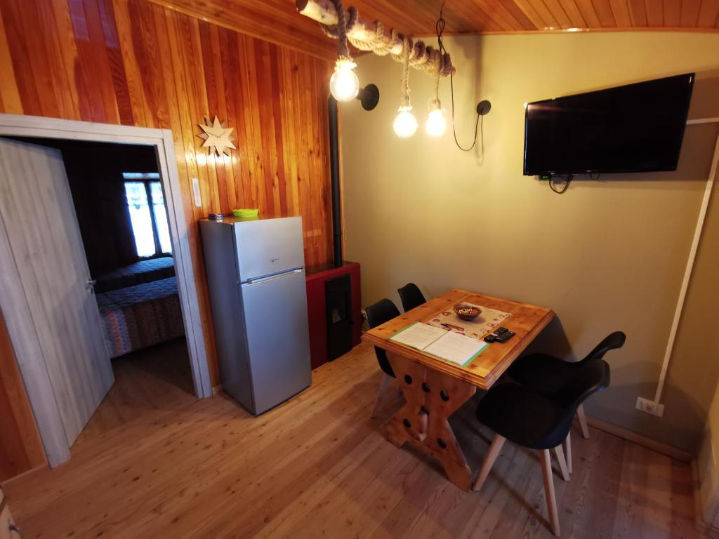 Kuchyňa alebo kuchynka v ubytovaní Casa Curnet