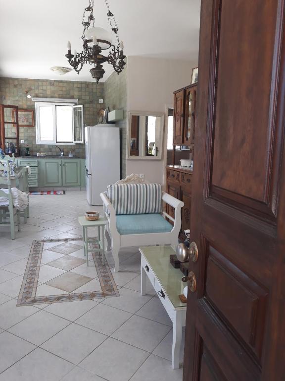 Posezení v ubytování Eftychias residence
