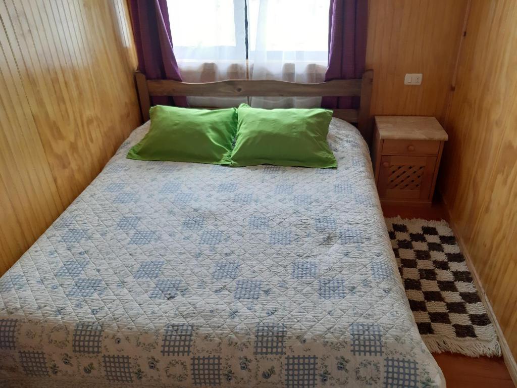 Postel nebo postele na pokoji v ubytování Cabañas Don Foncho