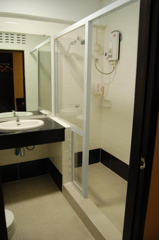 Koupelna v ubytování Hotel Yankin