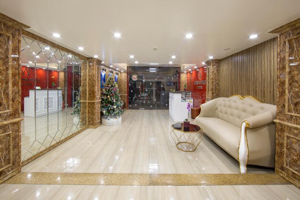 Posezení v ubytování Hanoi Lotus Boutique Hotel