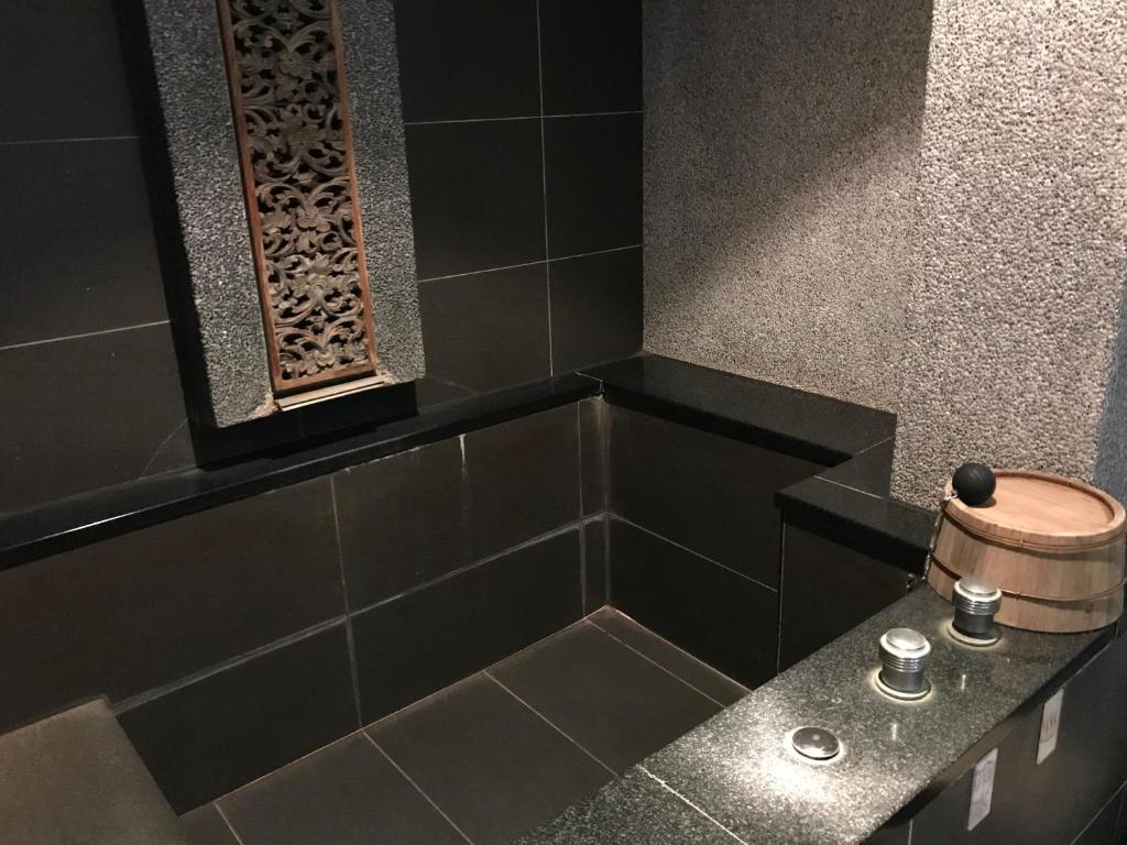Koupelna v ubytování Shan-Yue Hotspring Hotel