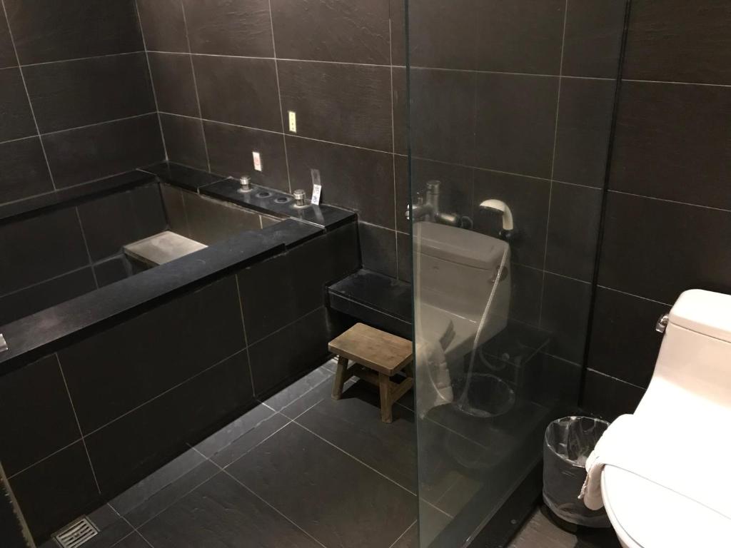 Koupelna v ubytování Shan-Yue Hotspring Hotel