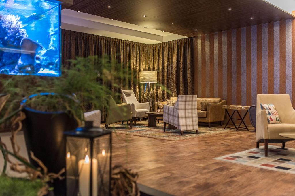 Posezení v ubytování Hotel Peterhof - urban lifestyle Kempten