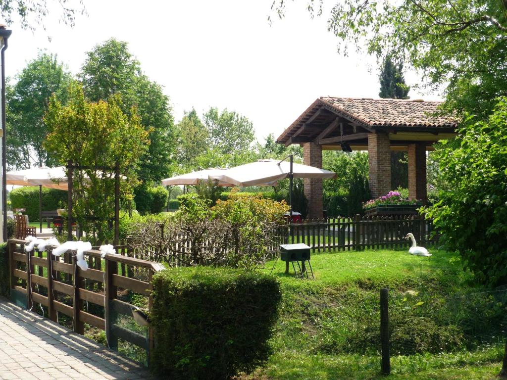 Zahrada ubytování Le Vigne Morosina