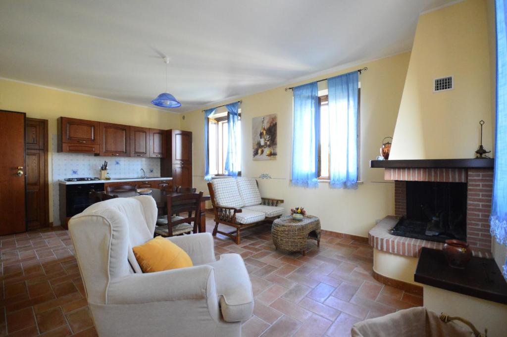 Posezení v ubytování Casa Cardarella