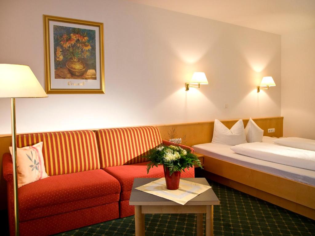 Voodi või voodid majutusasutuse Hotel Auderer toas