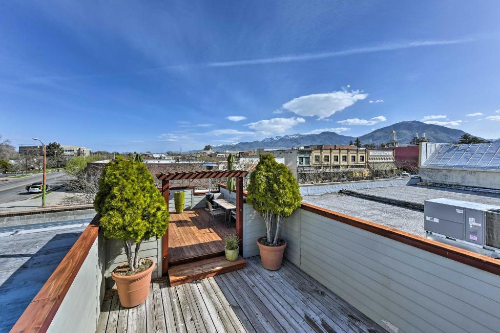 Nespecifikovaný výhled na hory nebo výhled na hory při pohledu z apartmánu