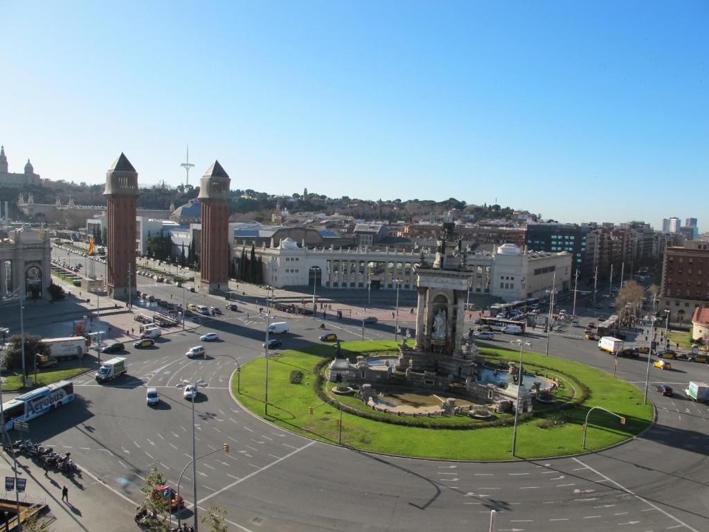Výhľad na mesto Barcelona alebo výhľad na mesto priamo z apartmánu