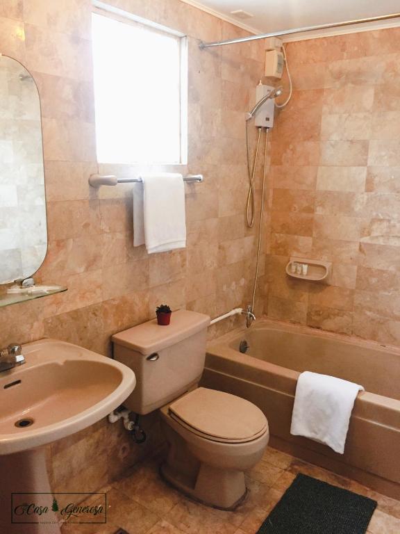 Koupelna v ubytování Casa Generosa