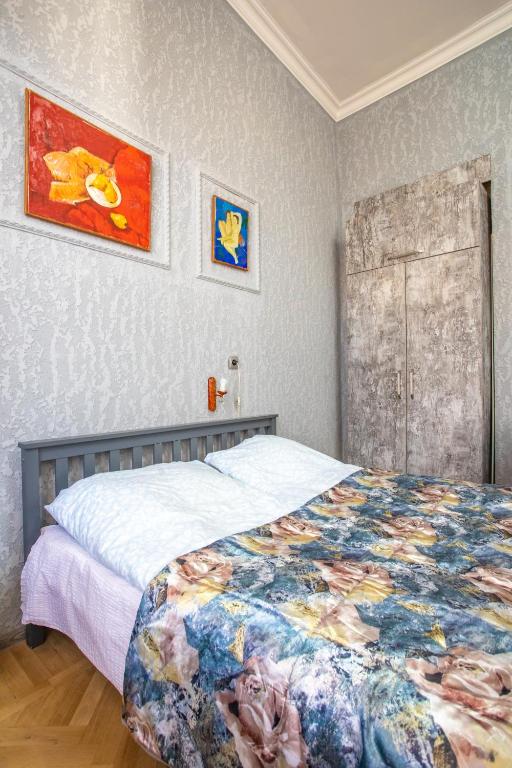 Postel nebo postele na pokoji v ubytování Gantiadi