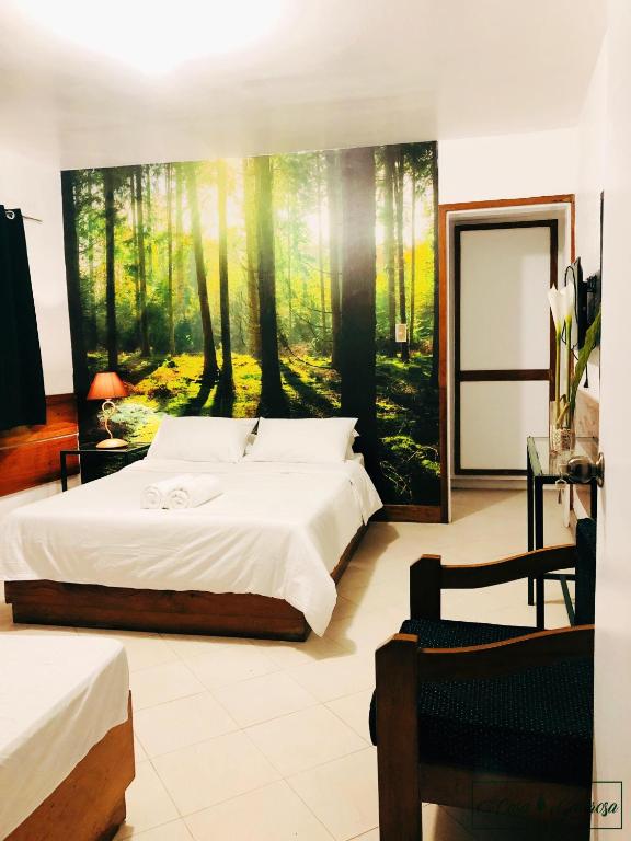 Postel nebo postele na pokoji v ubytování Casa Generosa