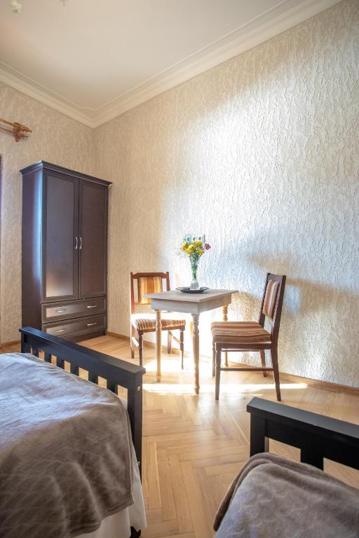 Postel nebo postele na pokoji v ubytování Gantiadi