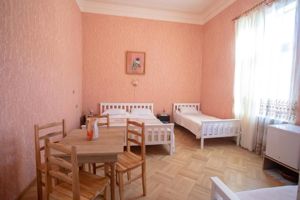 Postel nebo postele na pokoji v ubytování Gantiadi