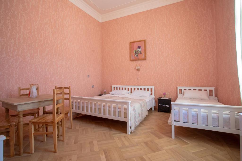 Postel nebo postele na pokoji v ubytování Gantiadi