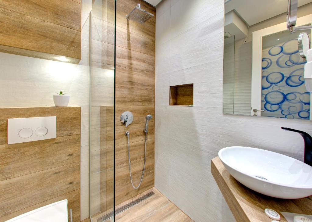 Koupelna v ubytování Diamond Rain Boutique Hotel