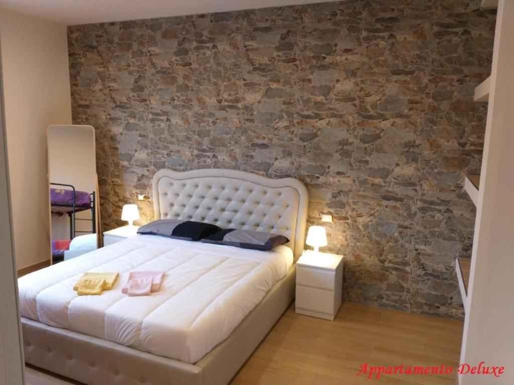 Postel nebo postele na pokoji v ubytování Le Rive