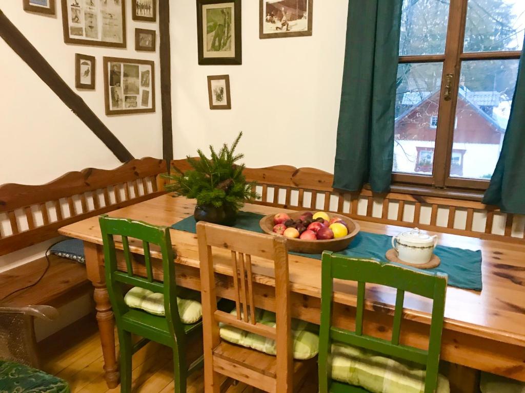 Posezení v ubytování Chalupa Pod Skalou II.