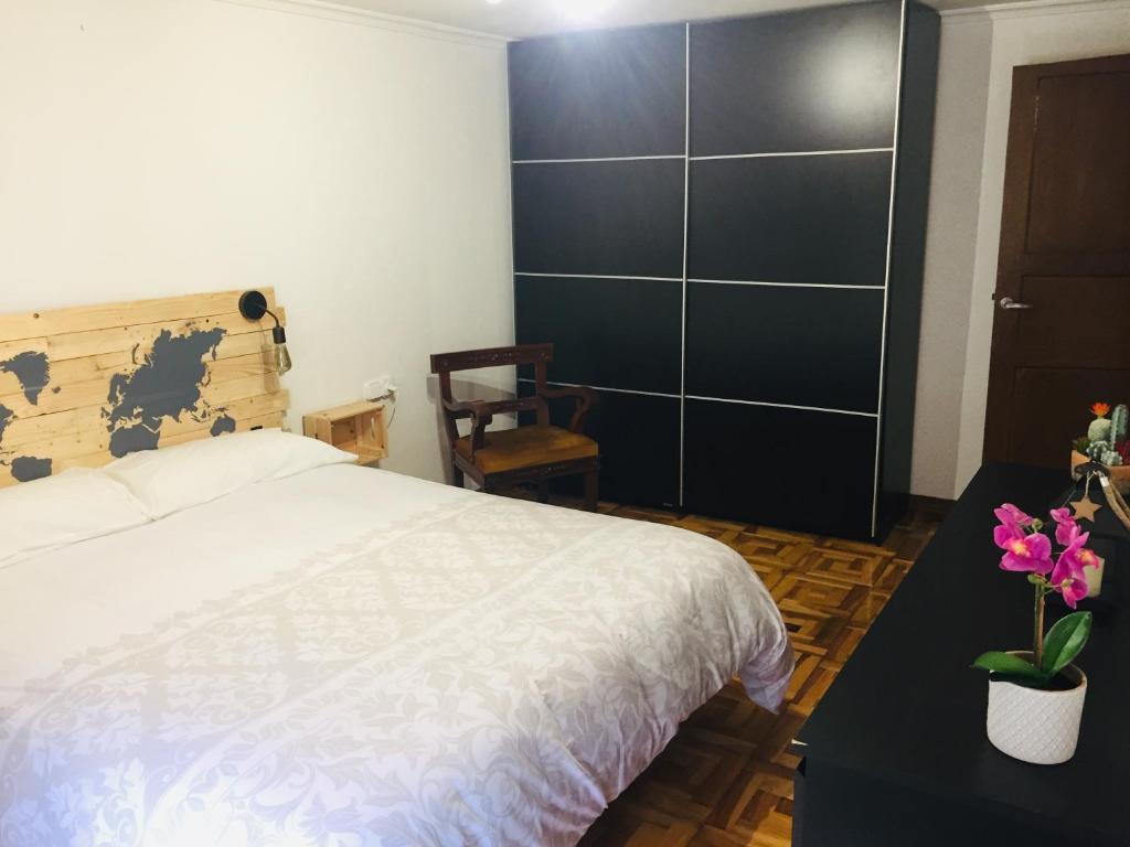 Cama o camas de una habitación en Buenavista Olite