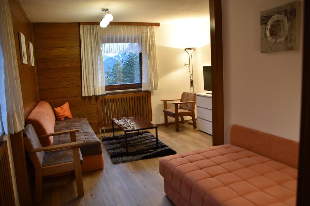 Istumisnurk majutusasutuses Gästehaus Friedl