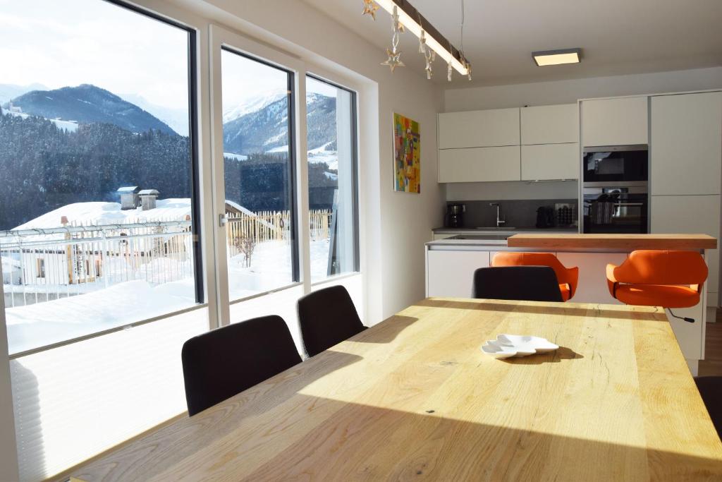 Kuchyň nebo kuchyňský kout v ubytování Ferienhaus Lurger