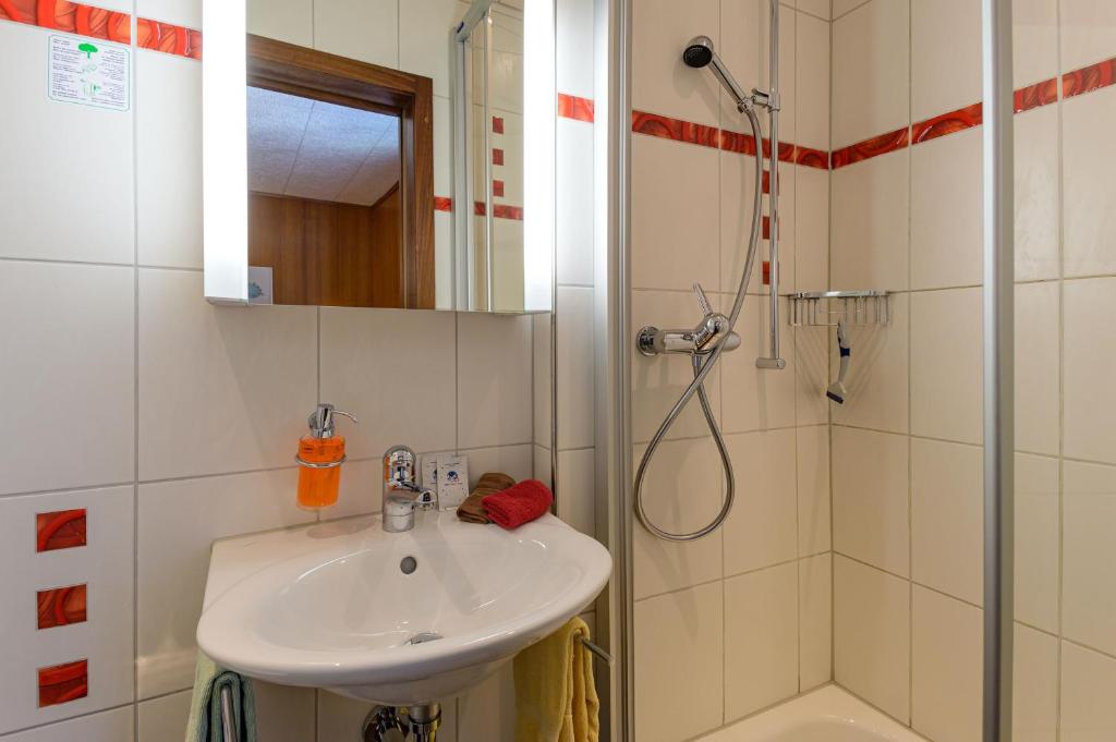 Koupelna v ubytování Hotel Bel-Air Eden
