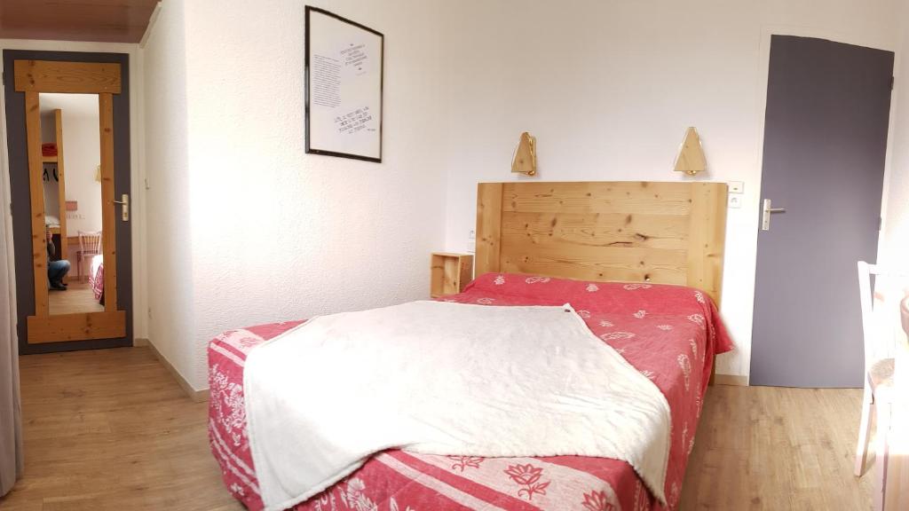 Cama o camas de una habitación en Villa Notre-Dame