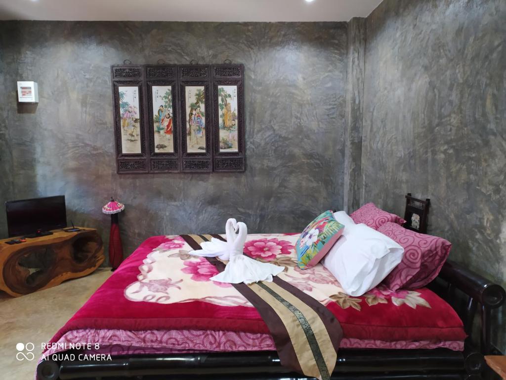 Postel nebo postele na pokoji v ubytování Angels Chambres d'hotes