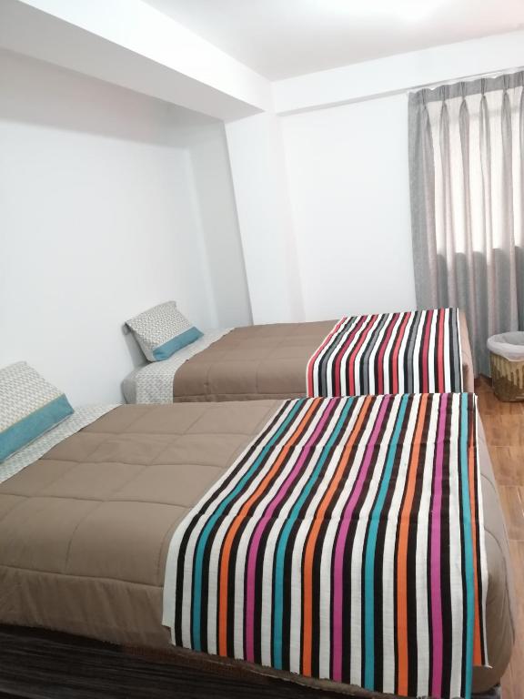 Postel nebo postele na pokoji v ubytování Casa ValPer