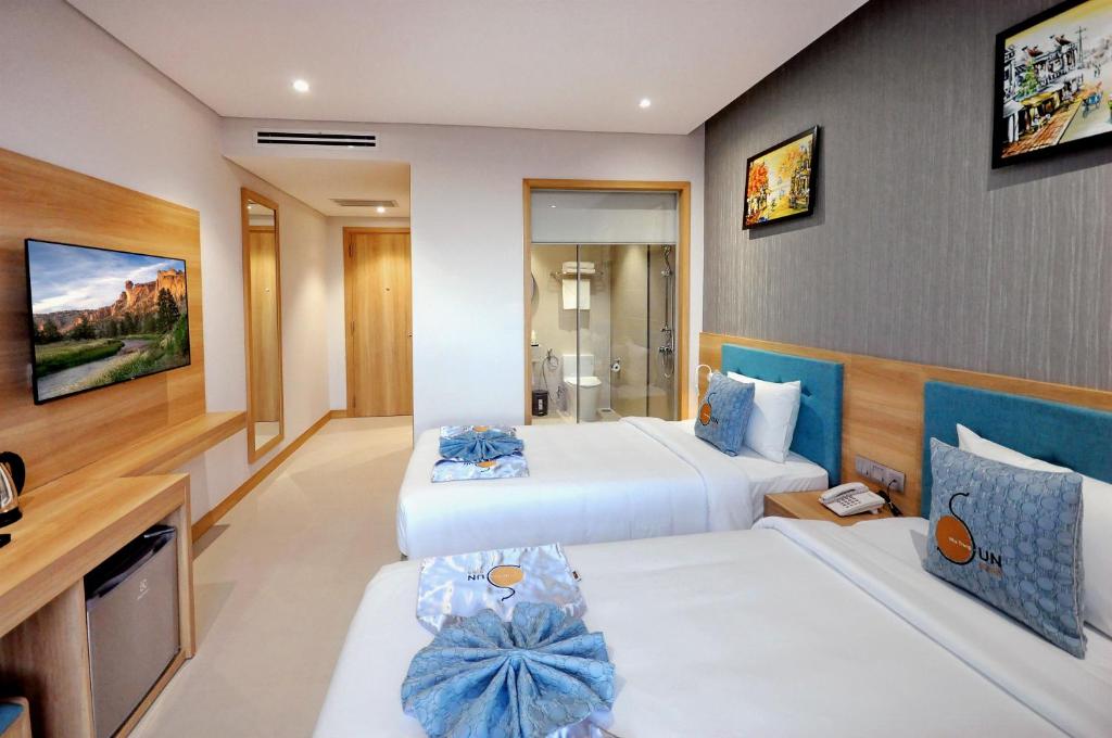Phòng Deluxe 2 Giường Đơn Nhìn Ra Biển