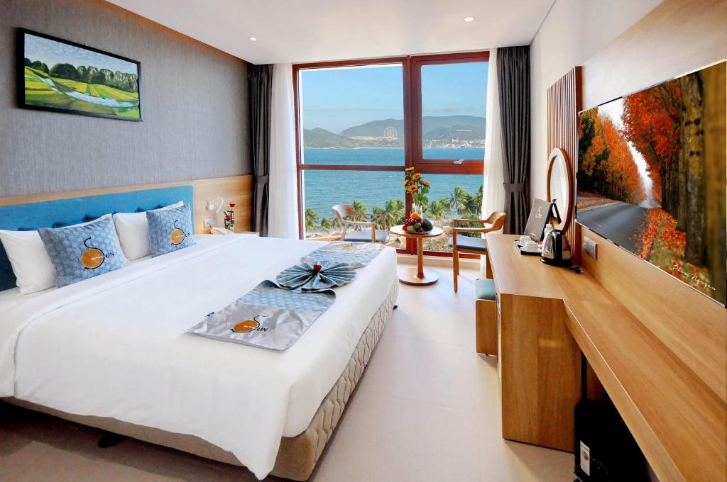 Phòng Deluxe Giường Đôi Nhìn Ra Biển