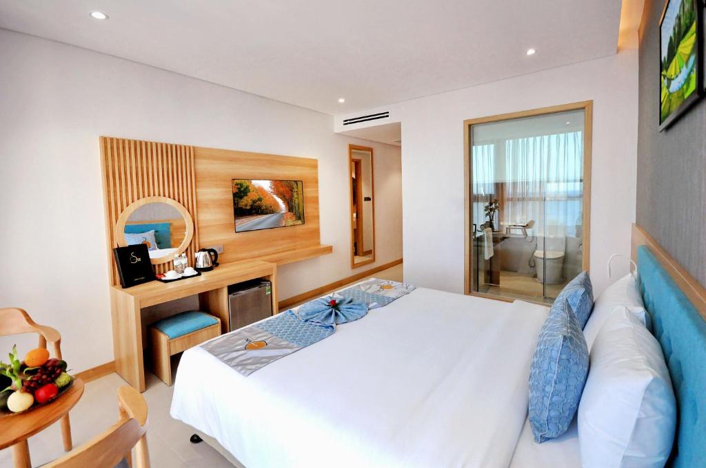 Phòng Deluxe Giường Đôi Nhìn Ra Biển