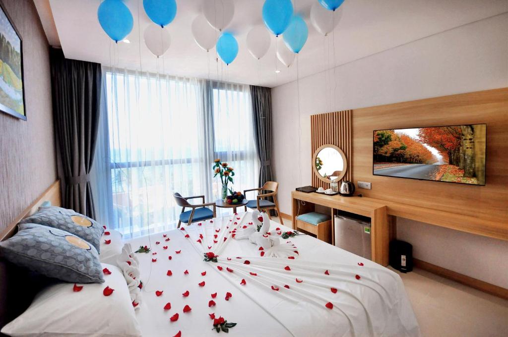 Phòng Deluxe Giường Đôi Nhìn Ra Biển