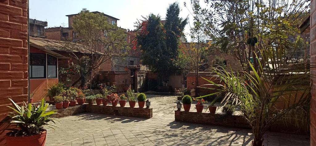 Zahrada ubytování Nag Pukhu Guest House