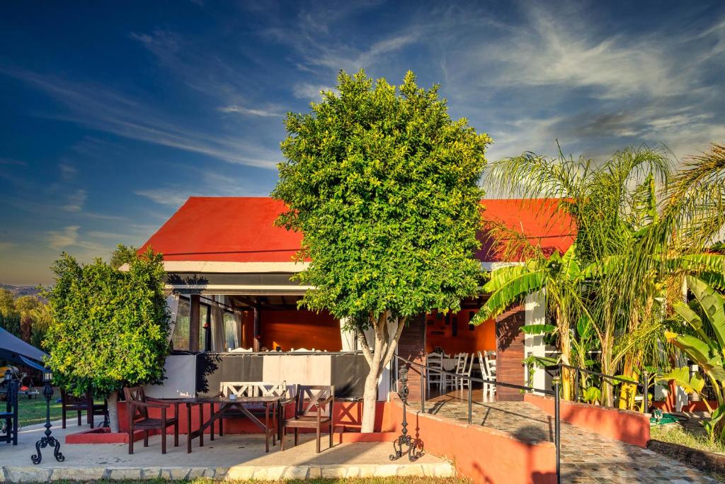 Vonkajšia záhrada v ubytovaní Hotel Copacabana Tarifa Beach