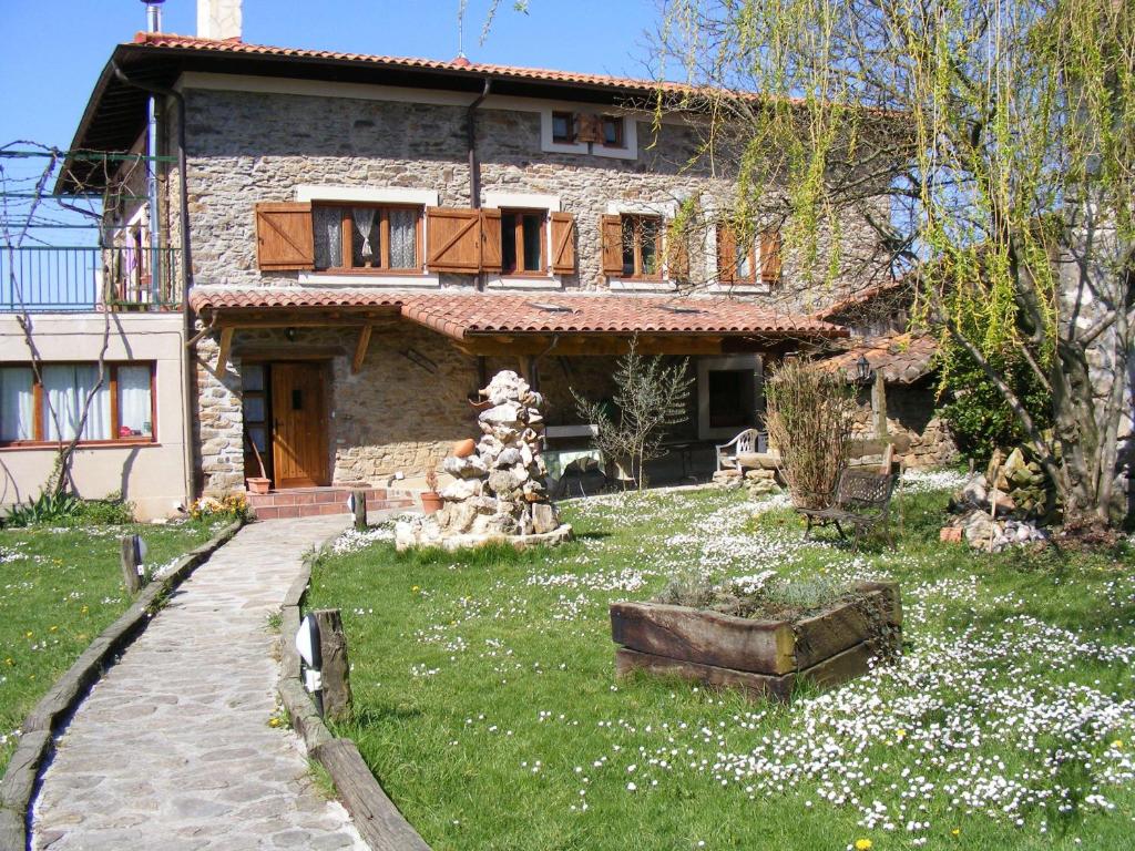 Zahrada ubytování Casa Rural Altzuste Landetxea
