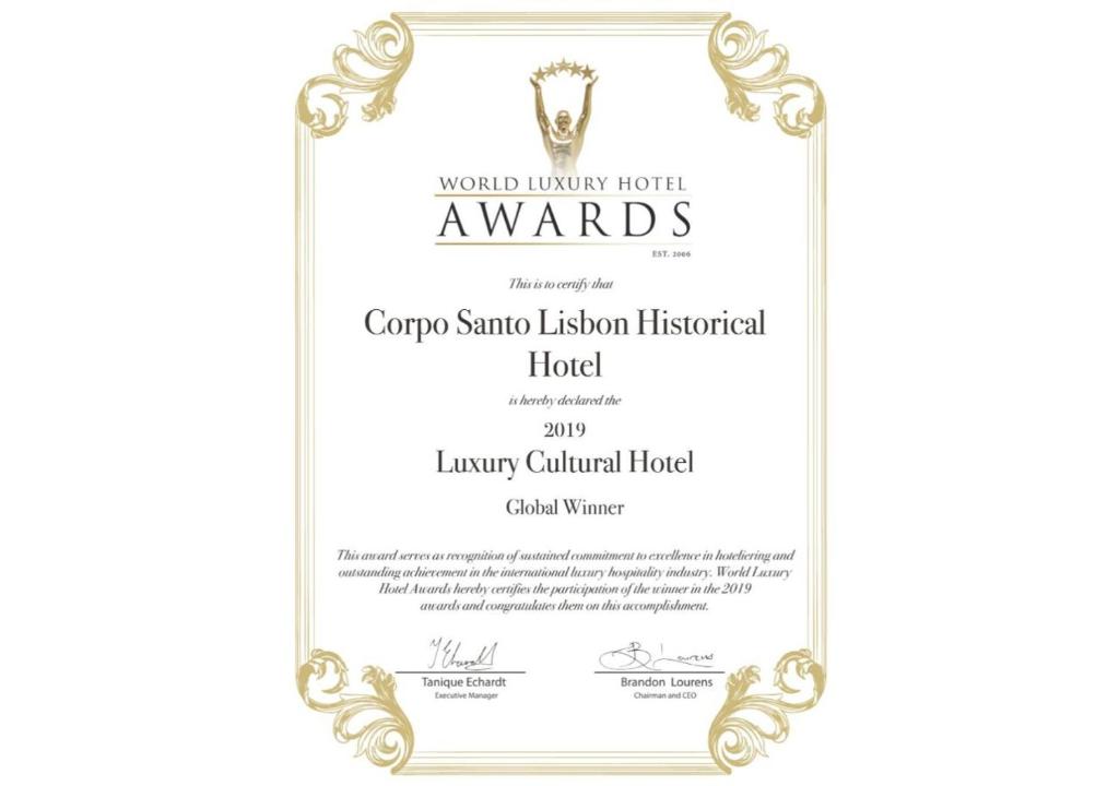 Corpo Santo Lisbon Historical Hotel - Resim 17