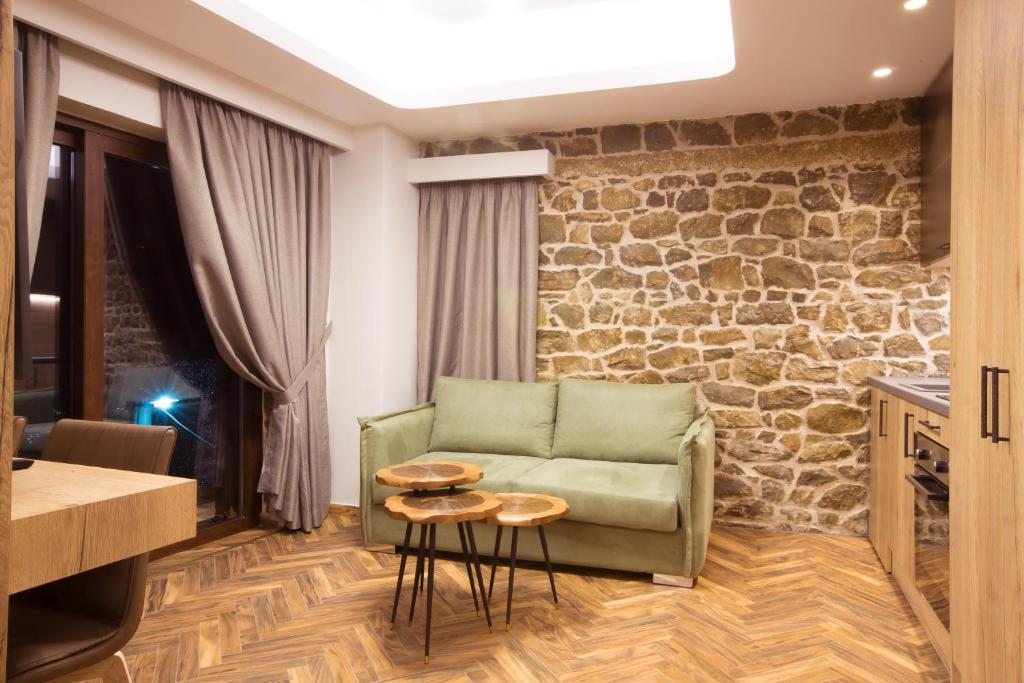 Posezení v ubytování Adryades luxury apartments