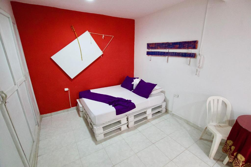 Voodi või voodid majutusasutuse QuillaHost Guesthouse toas