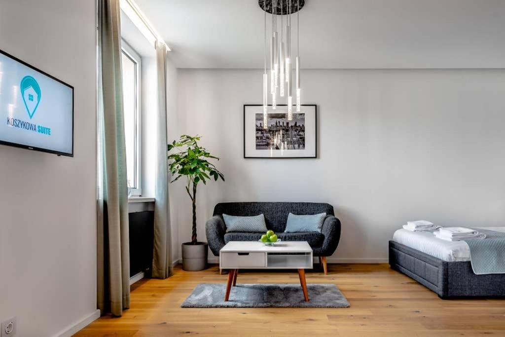 Posedenie v ubytovaní Koszykowa Suite - apartament w centrum Warszawy!