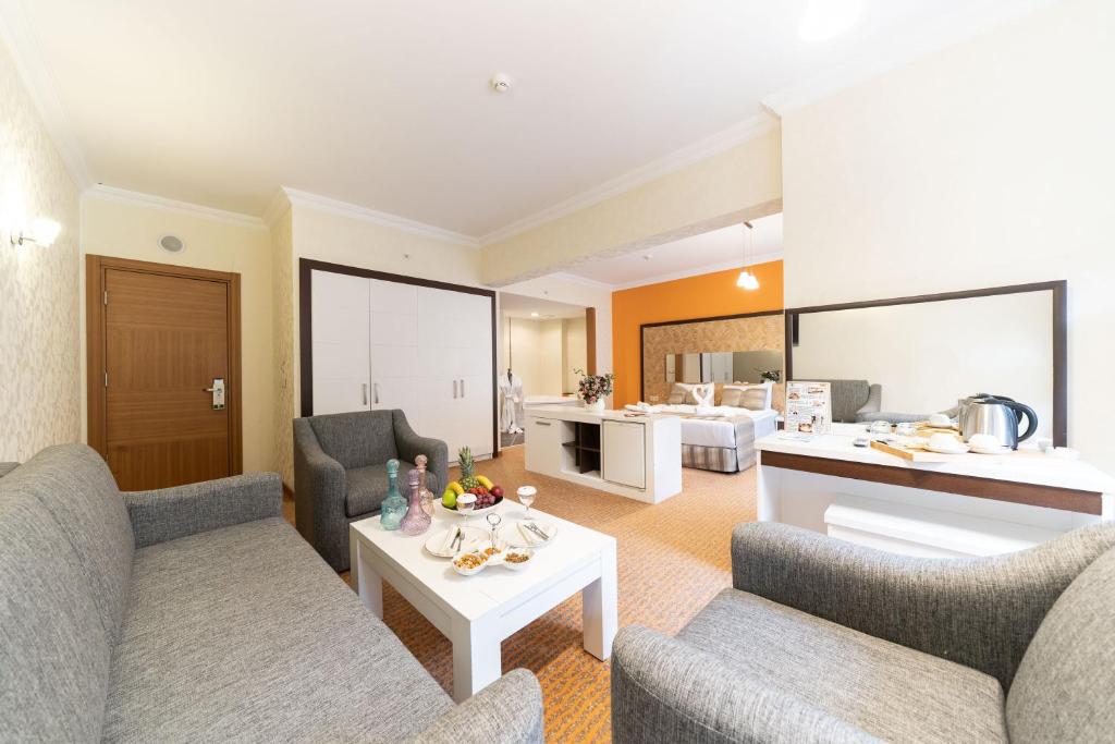 Posezení v ubytování Ridos Thermal Hotel & Spa