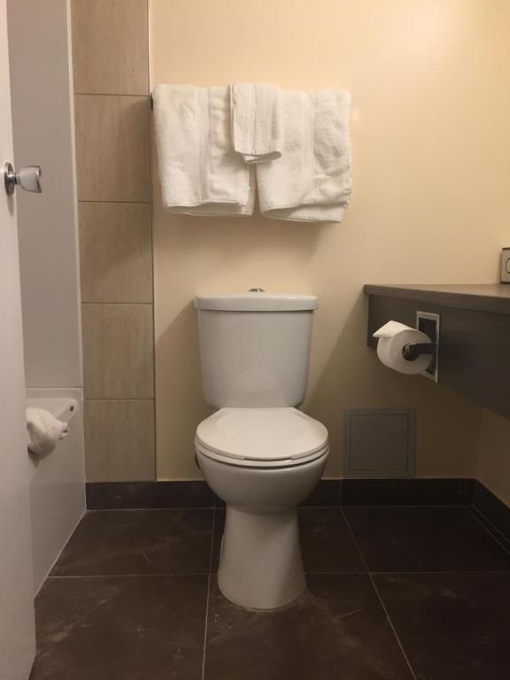 Koupelna v ubytování Empire Inn
