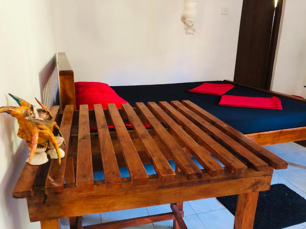 Postel nebo postele na pokoji v ubytování Dambulla City Hostel